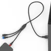 Kabel 3mk Hyper Cable N-SERIES 3 in 1 USB-A / Lightning / Micro 1.2m 9V/2A 18W - czarny